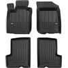 IMJ-Global Tappetini Auto Gomma ProLine 3D su Misura Compatibili con Dacia Duster I 2010-2013 pre-facelift, Set Completo di Tappeti Auto TPE per Migliorare Look e Sportività