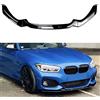 Quanwe Auto Paraurti Anteriore Splitter Labbro Inferiore Per BMW 1 Series F20 F21 M-Pack 118i 120i 2015-2019 ABS Spoiler Guardie Del Corpo Kit di Protezione Decorativa Auto Mento Spoiler Trim