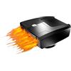 Qeunrtiy Riscaldatore per Auto, 12V 180W Riscaldatore Portatile Ventola per Parabrezza Disappannamento e Sbrinatore Ventola per Riscaldamento e Raffreddamento Base Rotante (Nero)