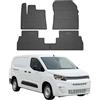 OMAC Tappetini in Gomma Compatibili con Citroen Berlingo/Berlingo XL 2018-2026 Tappetini Auto Gomma 4X