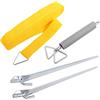 Fiamma Tie Down - Kit di tiranti da 11 m, 4 pezzi, colore: Giallo