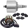 Road Passion Volano statore generatore & Bobine magnetiche dello statore & Blocco tampone cilindro magnetico 5VY-81450-00-00 Compatibile con YAMAHA YZF R1 LE (RN12) 2006/YZF R1 (RN19) 2007-2008