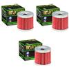 Hiflofiltro 3x Filtri olio Suzuki DR-Z 400 SM 05-08 Hiflo HF139