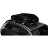 Althura box portatutto auto Vortex 400 litri, carico massimo 75 kg, doppia apertura, 165x90xh40 cm (Nero lucido)