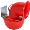 J/J Tromba Elettrica Clacson Elettrico Per Auto 150db Tromba D'aria Rosso Elettrico In Metallo Mucca Unica Suono Super Per Qualsiasi Veicolo 12V Car Camion Barche Moto