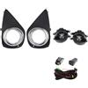 aejghfwjh Anteriore Fendinebbia Per Toyota Per Yaris 2014 2015 2016 2017 Versione USA Fari Fendinebbia LED DRL Luci Di Marcia Diurna Fari Paraurti Anteriore Auto 12V Anteriori Fendinebbia(LED Fog Lamp White)