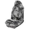 Walser coprisedile in pelle d'agnello premium Marla, coprisedile per auto in 100% pelle d'agnello con altezza lana di 5 cm, protezione in pelle d'agnello, copertura protettiva in pelliccia antracite