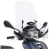 FAR 7057A A5615A|59 PARABREZZA VISIERA SCHERMO CUPOLINO PARAVENTO + ATTACCHI GIVI COMPATIBILE CON PIAGGIO MEDLEY 125 150 2020 MOTO SCOOTER