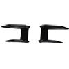 AJQBRMB Spoiler Per BMW Serie 1 F40 - Paraurti Anteriore Performance Style Splitter Laterale AirVent Trim Blade 120i 120d 128ti M135i 2019-2023 Labbro Paraurti Anteriore