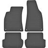 edecor Tappetini in gomma per auto, set di tappetini in gomma, per Audi A4 B6, anno di costruzione 2000 - 2004