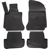 J&J AUTOMOTIVE Norm Liners Tappetini Auto su Misura per Mercedes C-Class W204 / S204 2007-2014, Set da 4 Pezzi, 3D in Gomma TPE, Antiscivolo, Inodore, Colore Nero