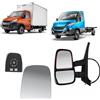 Generico VETRO SPECCHIO PIASTRA RETROVISORE SUPERIORE SINISTRO COMPATIBILE CON IVECO DAILY 2006