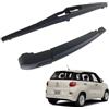 HomeVortex Braccio oscillante della spazzola del tergicristallo posteriore per Fiat 500L 2015-2025, kit tergicristallo posteriore di ricambio in plastica nera