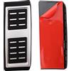 GBSONGJIN Copri Pedali Auto, Pedaliera Auto Car Pedals Fit use for VW Fit use for Golf 7 8 MK7 MK8 Fit use for GTI T-cross Fit use for T-Roc(1pc Rest)