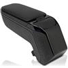 rati ARMSTER 2 Bracciolo specifico, Nero per Fiat Punto Evo (2005-), con vano portaoggetti e Pieghevole