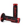 Domino 1295372 Manopole, Nero/Rosso, Set di 2