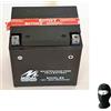MOTO SPORT MONDO COMPATIBILE CON HARLEY DAVIDSON FLHRSI Road King Custom F.I. 1450 dal 2004 al 2006 BATTERIA MIDAC MIX30L-BS COMPLETA DI LIQUIDO GIÀ INSERITO 30AH AMPERE 12V 166X126X177MM