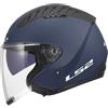 LS2, Casco Moto Jet COPTER II SOLID Navy Blue, XL