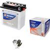 farbrothersonline COMPATIBILE CON APRILIA Classic 125 1995 A 1999 BATTERIA GIA' PRONTA ALL'USO TECNIUM YB9-B 12V 9AH BATTERIE 9 AMPERE 12 VOLT SPECIFICA MOTO SCOOTER 135X75X139MM