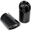 NYSQOFMB Automobile Tubo Scarico Per BMW Serie 3 330i 330e G20 G21 Copertura Tubo Di Scarico Punta Marmitta Nera Ugello Terminale Acciaio Inossidabile(1 paio)