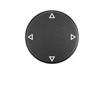 VSMOX Interruttore Elettrico Pulsantiera Finestra Per BMW 1 3 Serie 5 X1 E84 X5 X6 E70 E71 E81 E82 E90 E91 E92 E60 E61 Auto Console Centrale pulsante di controllo multimediale (Colore : 1PCS Rotary Cover)