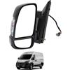 GENERICO Aftermarket Alta Qualità Specchietto Elettrico Sinistro Termico retrovisore SX Jumper Dal 2006-2024 Braccio Corto standard,Sbrinamento Rapido,Freccia Integrata