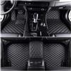 WNGDD Tappetini Auto per FIAT 500L 2013-2024, Moquette Protezion Fodera, Antigraffio e Antiusura Tappetini per Auto Tutto Compreso Accessori,A Black