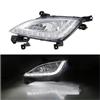 LORSKRD Auto Fari Per Hyundai Per Elantra GT Per I30 2012-2016 DRL Nebbia Coperture Luci Circolazione Diurne Auto Paraurti Anteriore Lampada Nebbia Montaggio 12V Faro Anteriore(One LH)