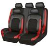 HNHPY Auto Set Coprisedili per Dr DR3, Anteriori e Posteriori Antiscivolo Coprisedile Traspirante Protezione Sedile Accessori,Red