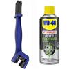 QOWRKRQ Kit PULITORE Catena WD-40 da 400ml + Spazzola Pulizia Catena