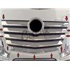 Generic Per Actros MP4 CROMATO Griglia Anteriore Acciaio Inox 11 Pezzi (AMPIA CABINA)