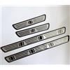 AIBINGBH Confezione da 4 Battitacco Auto per Jeep Avenger 2022-, Pedane in Acciaio Inox Pedale di Benvenuto Strisce Protettive Battitacco Accessori Decorativi per Lo Styling