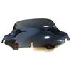 Newland2019 Parabrezza parabrezza moto Wave da 8 pollici per Harley FLHR FLHT FLHX Touring Electra Glide Cruiser (Nero)