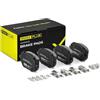 RIDEX PLUS 402B1733P Kit pastiglie freni Anteriore con accessori con bulloni pinza freno Compatibilità con RENAULT Clio V Hatchback BF