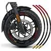 AZgraphishop Kit Adesivi X2 Cerchioni Compatibile con Royal Enfield Guerrilla 450 Playa Black FM-CI-014