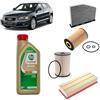 OP Kit tagliando 4 filtri + 5L olio Edge 5W-30 LL compatibile con Audi A3 8P1 1.6TDI,CAY/CAYB/CAYC