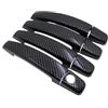 bcumst Automobili Maniglie Esterne Per Opel Per Corsa D 2007 2008 2009 2010 2011 2012 2013 2014 Set Di Maniglie Cromate Per Portiera Auto Parti Esterne Cromate Accessori Car Porte Esterne Maniglie(Carbon Fib