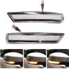 Yoegerery Indicatori di direzione dinamici a LED nello specchietto retrovisore per Ford Focus MK2 MK3 2008-2016 Mondeo MK4 2011-2015 (Transparent)