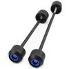 RockMute Protezione antiurto per asse anteriore e posteriore della moto, per XSR900 TRACER9 TRACER900 GT MT09 Tracer Frame Slider Forcella Forcella Protezione Protezione Pad Cover Cap Plug (blu, per Tracer 9 /