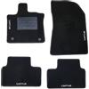 Generic Carmats compatibile non originale con tappetini in moquette per Captur 2020 con fermi di fissaggio battitacco in gomma e bordo antiscivolo