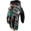 100% Guanti Brisker, Camouflage/Nero, XL, Donna