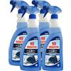 FEI FAN Detergente Spray, No Ghiaccio, HDR-09, Prodotto per Eliminare Il Ghiaccio dal Parabrezza e dai Vetri Dell'Auto 750ml (4 Spray)