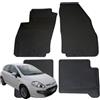 W-Parts TAPPETI - TAPPETINI IN GOMMA 3D NERI PER FIAT PUNTO EVO DAL 2009 IN POI