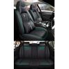 NOBQUA Coprisedili Auto Universali per 5 Posti in Vera Pelle-Compatibili con Škoda Superb Scala Rapid Roomster - Impermeabili, Antiscivolo-Set Completo per SUV e Berlina
