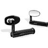 BARRACUDA COPPIA SPECCHIETTI RETROVISORI SKIN-R BAR END B-LUX ALLUMINIO BARRACUDA MOTO UNIVERSALI