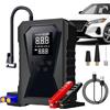 Yaztauho Avviatore Portatile Per Auto - Pacco Batteria Avviatore 12V,Booster Senza Fili Per Auto Camion, Power Bank Digitale Per Moto Campeggio Viaggi