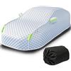 Generico Telo Copriauto Antigrandine per Tesla Model Y Juniper SUV 2025, Copertura per Auto Impermeabile Anti UV Antipolvere Anti Vento Anti Neve, Copriauto antigrandine ispessito 191.3x78.7x68.8 in