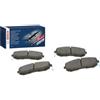 BOSCH Kit pastiglie freni Anteriore con segnalatore acustico usura | Low-Metallic 0 986 494 572 Compatibilità con NISSAN JUKE F15 PULSAR 2 volumi/Coda spiovente C13 CUBE Z12 MAXIMA QX A33