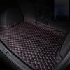 SANSHAOWUDI 5 Pezzi Auto Tappetini Bagagliaio Pelle per Renaul-t Captur 2 E-Tech Hybrid 2020-2024 2025, Vasca Proteggi Baule Vasca Fodera Protezione Antiscivolo Impermeabile Baule Carico Fodera Tappeto Bordo Alto