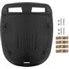 Generic Portapacchi Posteriore Per Moto - Piastra Di Montaggio Per Bauletto, Staffa Di Montaggio Per Bauletto, Piastra Di Base Rinforzata Per Bagagliaio Di Una Moto, Nero, Polipropilene (PP), Elegant